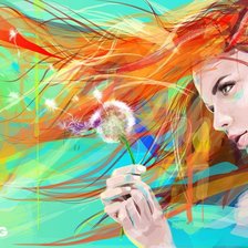 Схема вышивки «рыжая»