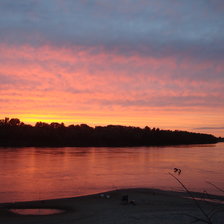 Схема вышивки «Закат на Ахтубе»