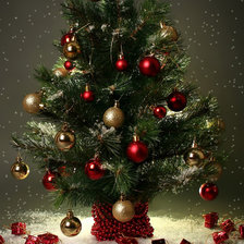 Схема вышивки «елка»