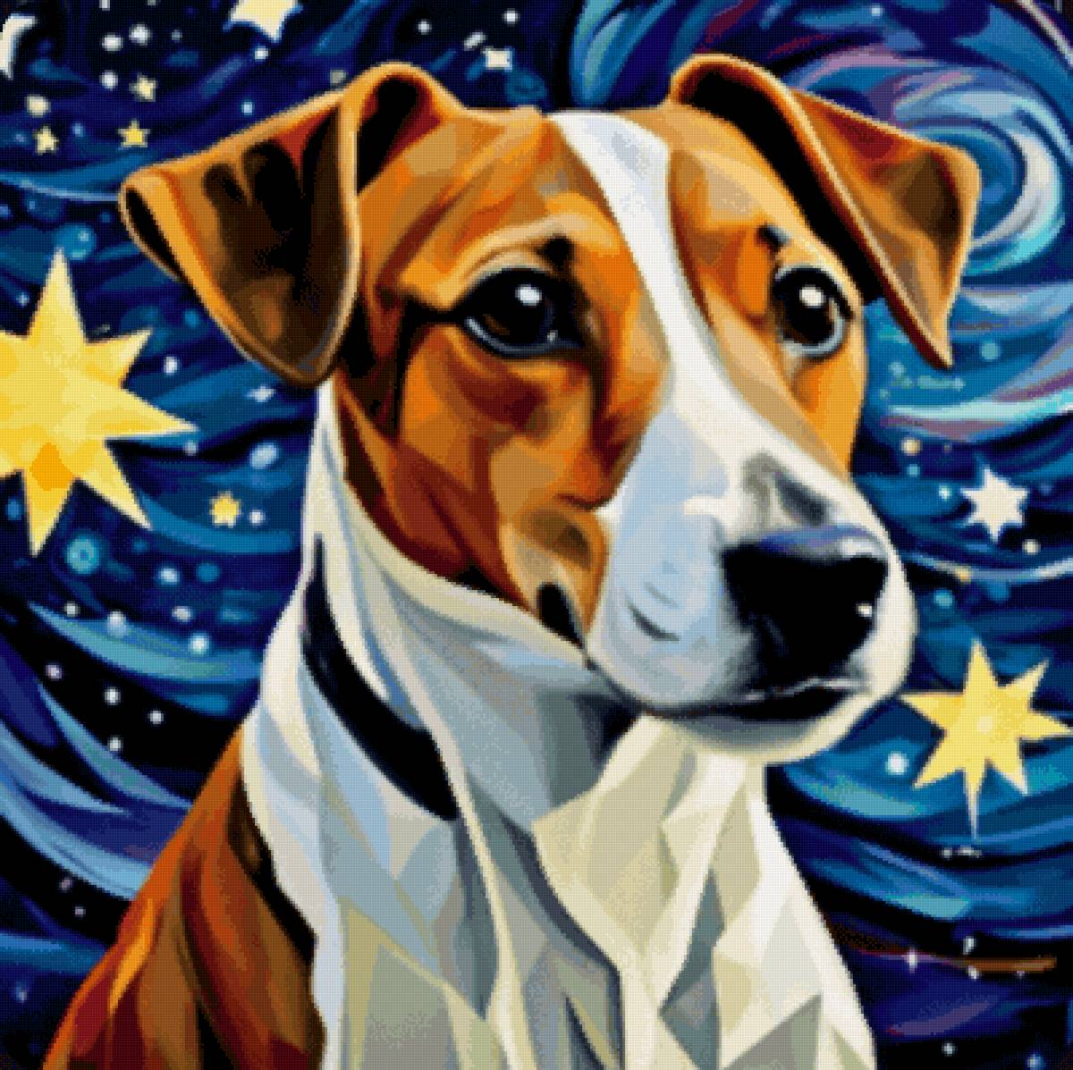 Космический Джек Рассел - джек рассел, собаки, животные, собака - предпросмотр