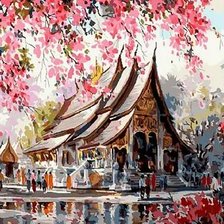 Схема вышивки «Тайланд»