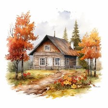 Схема вышивки «Осень»