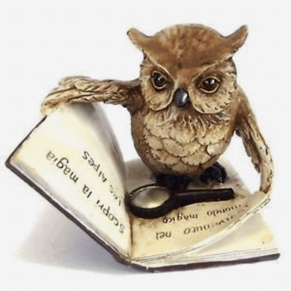 Мудрая сова - сова - предпросмотр