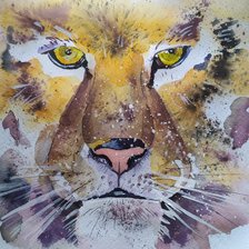 Схема вышивки «тигр»