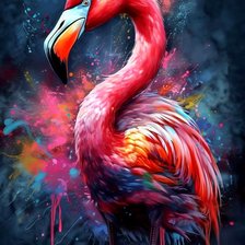 Схема вышивки «Фдаминго»