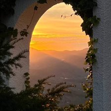 Sierra Morena desde la ventana.Andalucia