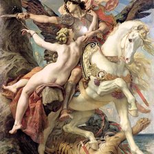 Схема вышивки «Руджьер освобождает Анжелику»