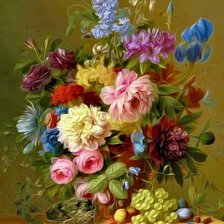 Схема вышивки «Букет»