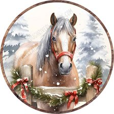 Схема вышивки «XMas horse»