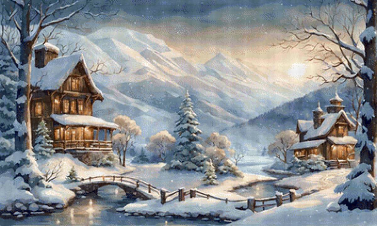 Peisaj de iarna - natura - предпросмотр