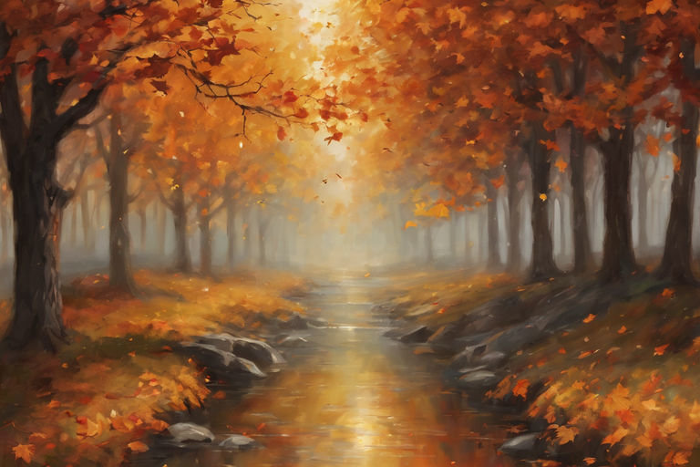 Peisaj de toamna - natura - оригинал