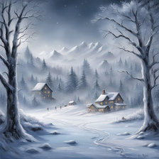 Схема вышивки «Peisaj»