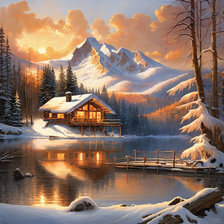 Схема вышивки «Peisaj»