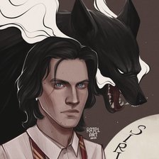 Схема вышивки «Сириус Блек»