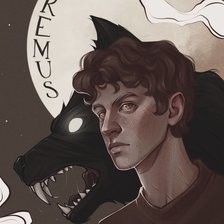 Схема вышивки «Римус Люпин»