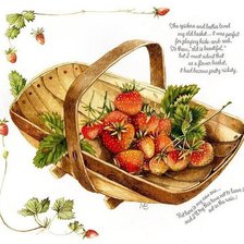 Схема вышивки «Клубника»