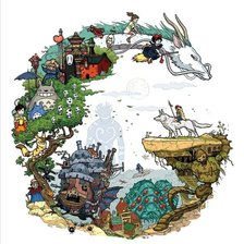 Схема вышивки «Gibli»