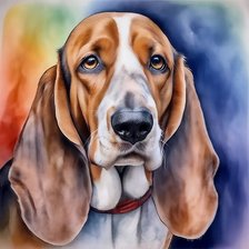 Схема вышивки «Бассет»