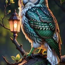 Схема вышивки «сова»