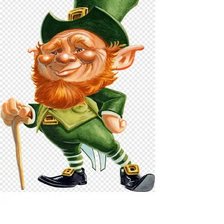 Схема вышивки «лепрекон»