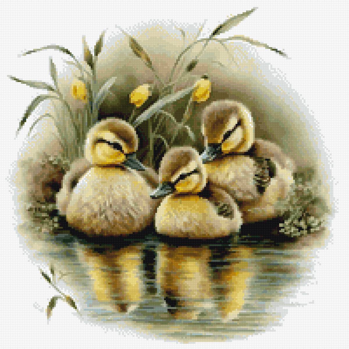 №2734098 - до 240 крестиков, утята - предпросмотр