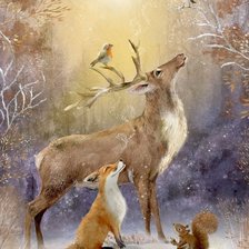 Схема вышивки «Zorro y conejo»