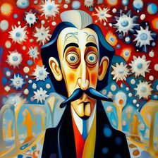 Схема вышивки «Удивленный»