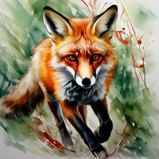 Схема вышивки «Лиска»