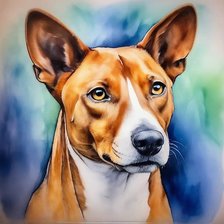 Схема вышивки «Басенджи»