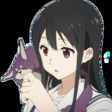 Схема вышивки «Мицуки (Kyoukai no Kanata)»