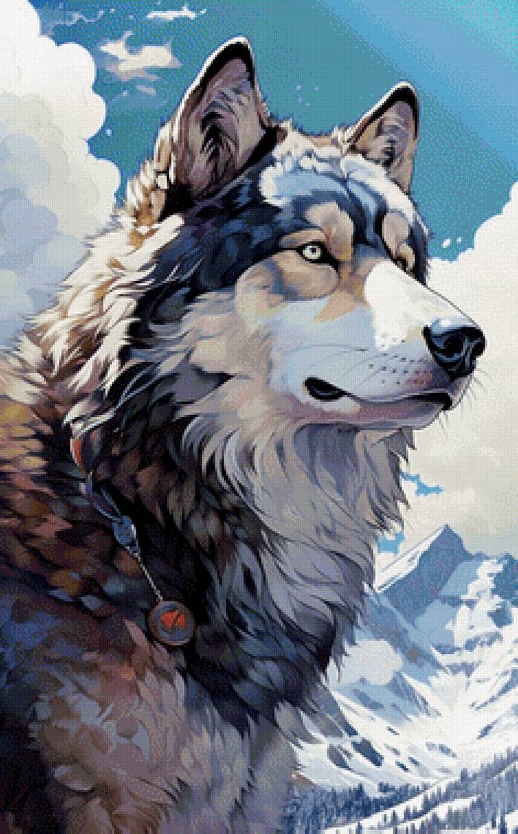 Вожак - хаски, собака - предпросмотр