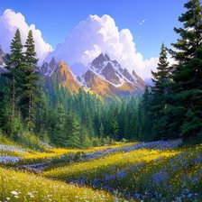 Схема вышивки «Природа»