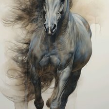 Схема вышивки «Лошадь 1»