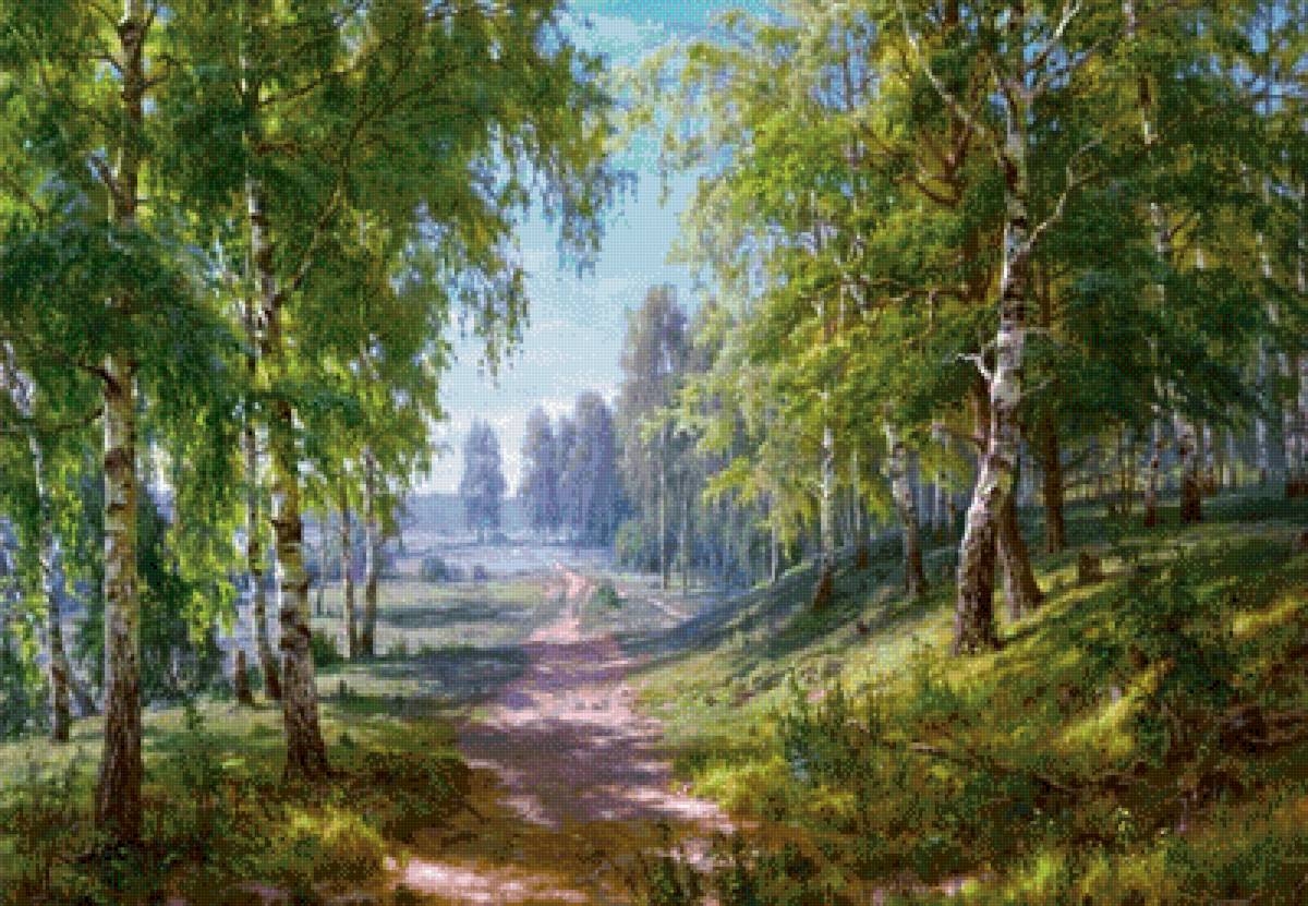 березовая роща - природа - предпросмотр