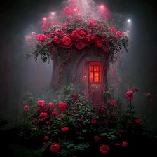 Схема вышивки «Дом»