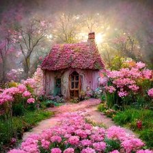 Схема вышивки «Дом»