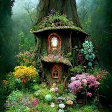 Схема вышивки «Дом»