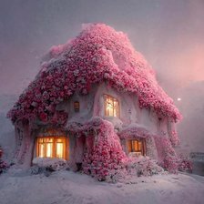 Схема вышивки «Дом»