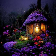 Схема вышивки «Дом»