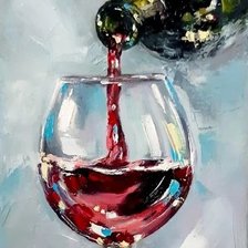 Схема вышивки «Опять вино»