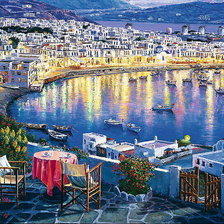 Схема вышивки «миконос»