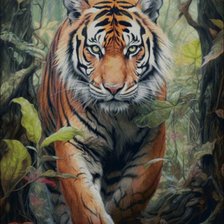 Схема вышивки «неожиданная встреча»