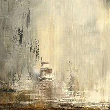 Схема вышивки «Бежевая абстракция»