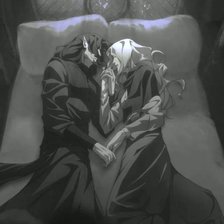 Схема вышивки «Кастлвания, Дракула, Лиза»