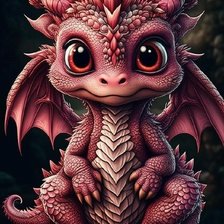 Схема вышивки «Дракоша»