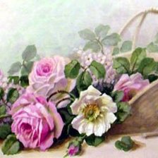 Схема вышивки «Розы»