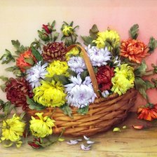 Схема вышивки «Астры»