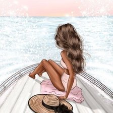 Схема вышивки «Отпуск»