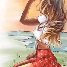 Схема вышивки «Отпуск»