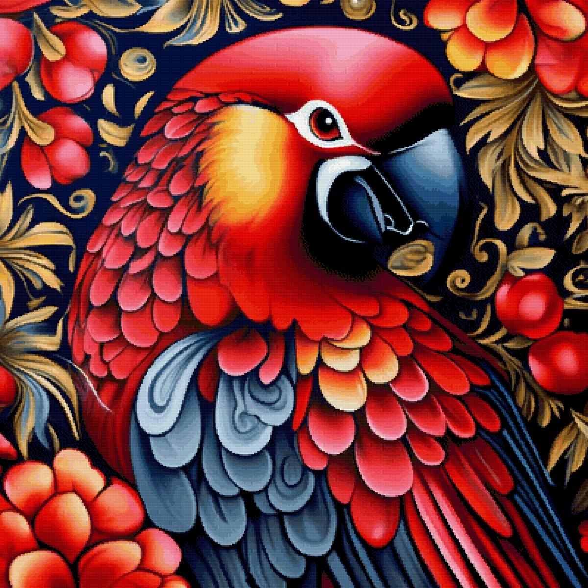 Попугай - попугай, птицы - предпросмотр